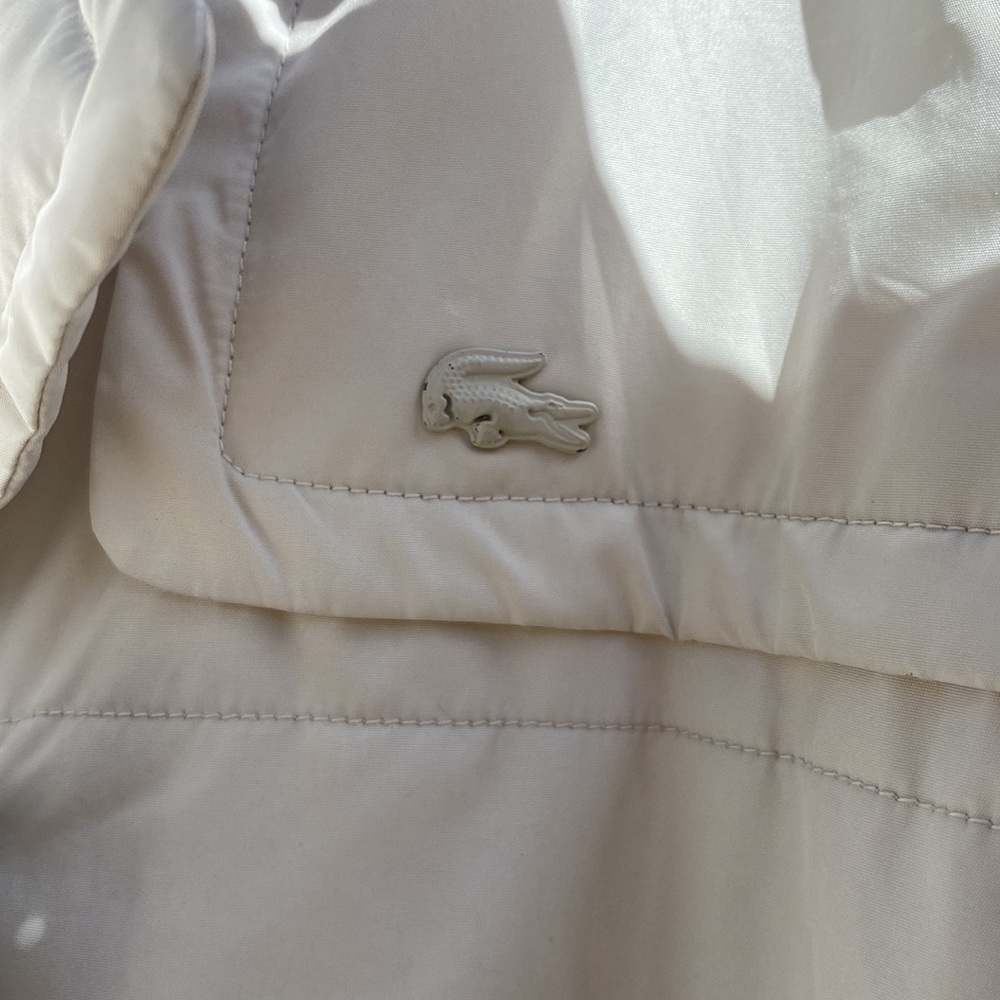 Lacoste Polyester Water Resistant Jacket Good Con… - image 6